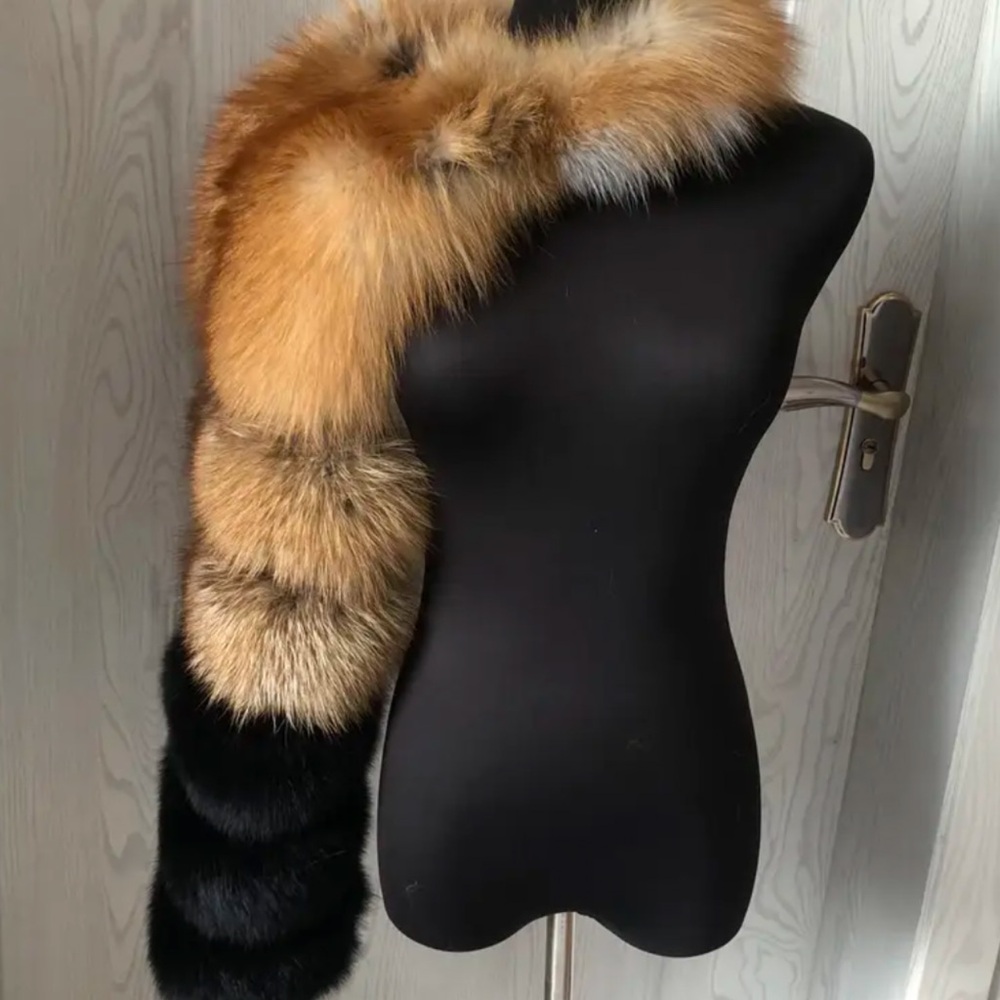 Fox fur sleeve never worn